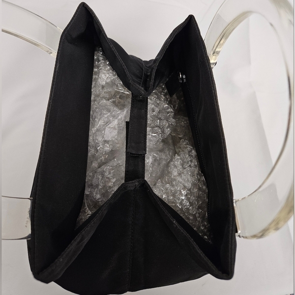 Prada Tessuto Nylon and Lucite Evening Tote Bag in Black - Picture 10 of 17